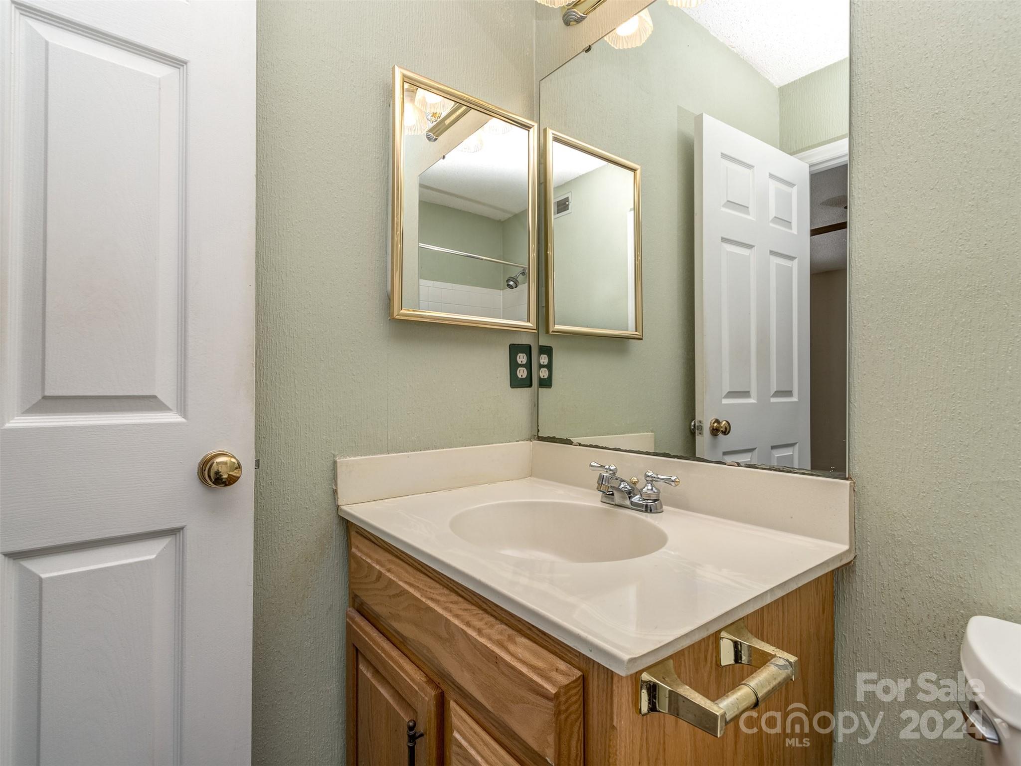 11014 Cedar View Road Charlotte, NC 28226 - Photo 20 of 32 a bathroom with a sink and a mirror