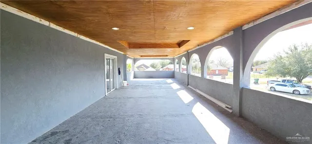 a view of a house with a porch