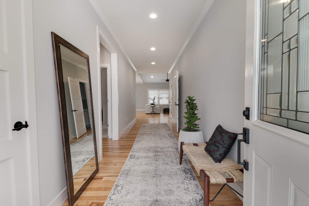 1708 Flagstone Drive Normal, IL 61761 - Photo 2 of 34 a hallway with a view of living room