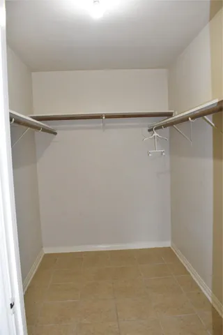 a view of small space with racks on the wall