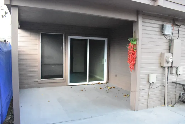 a view of a house with an empty space