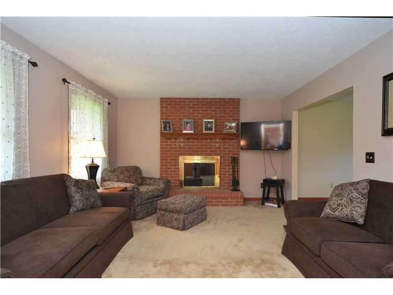 3328 Ridge Road Aliquippa, PA 15001 - Photo 2 of 25 Living Room. Wood burning fireplace