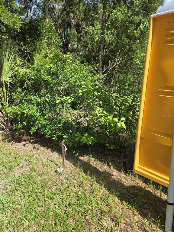 Crystal Lane Umatilla, FL 32784 - Photo 14 of 18 a view of a yard with plants and wooden fence