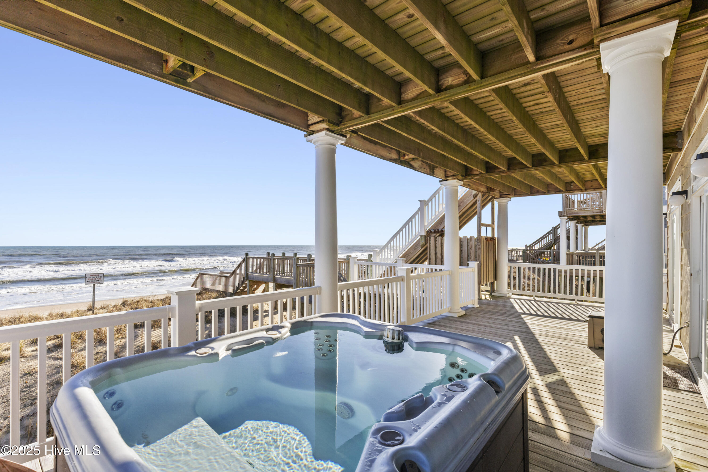 436 New River Inlet Road North Topsail Beach, NC 28460 - Photo 59 of 76 Hot tub + horizon views