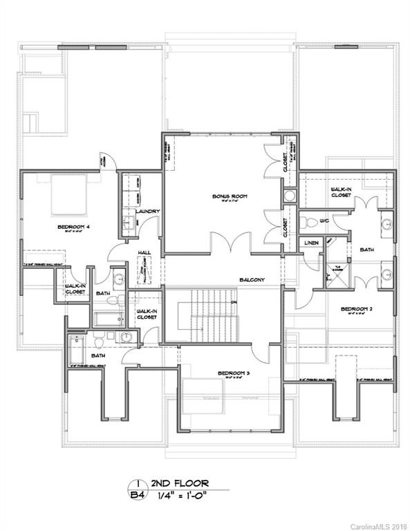 3133 Sunset Drive Charlotte, NC 28209 - Photo 6 of 6 a black and white photo of a living room