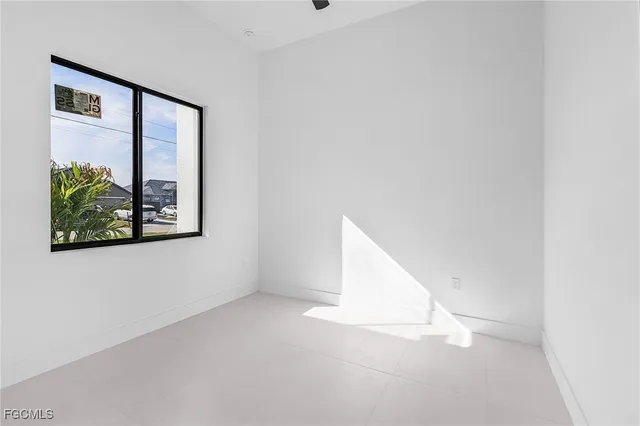 a view of an empty room with window