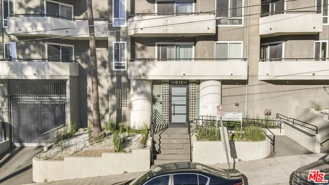 a view of a city with tall buildings