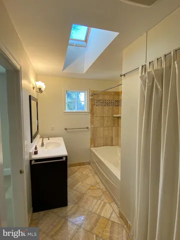 a view of a hallway with an empty space