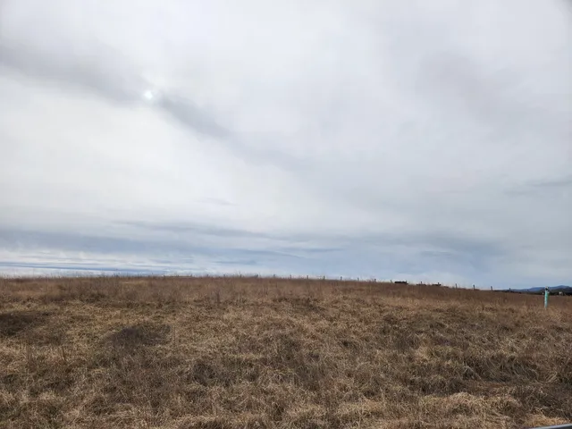 an aerial view of a residential houses with outdoor space