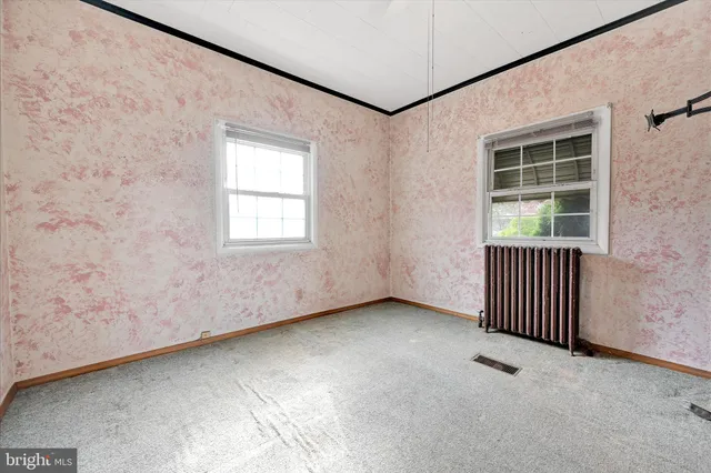 a view of a house with a hallway