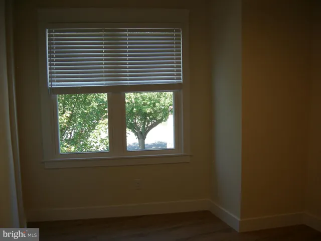 a bathroom with a window