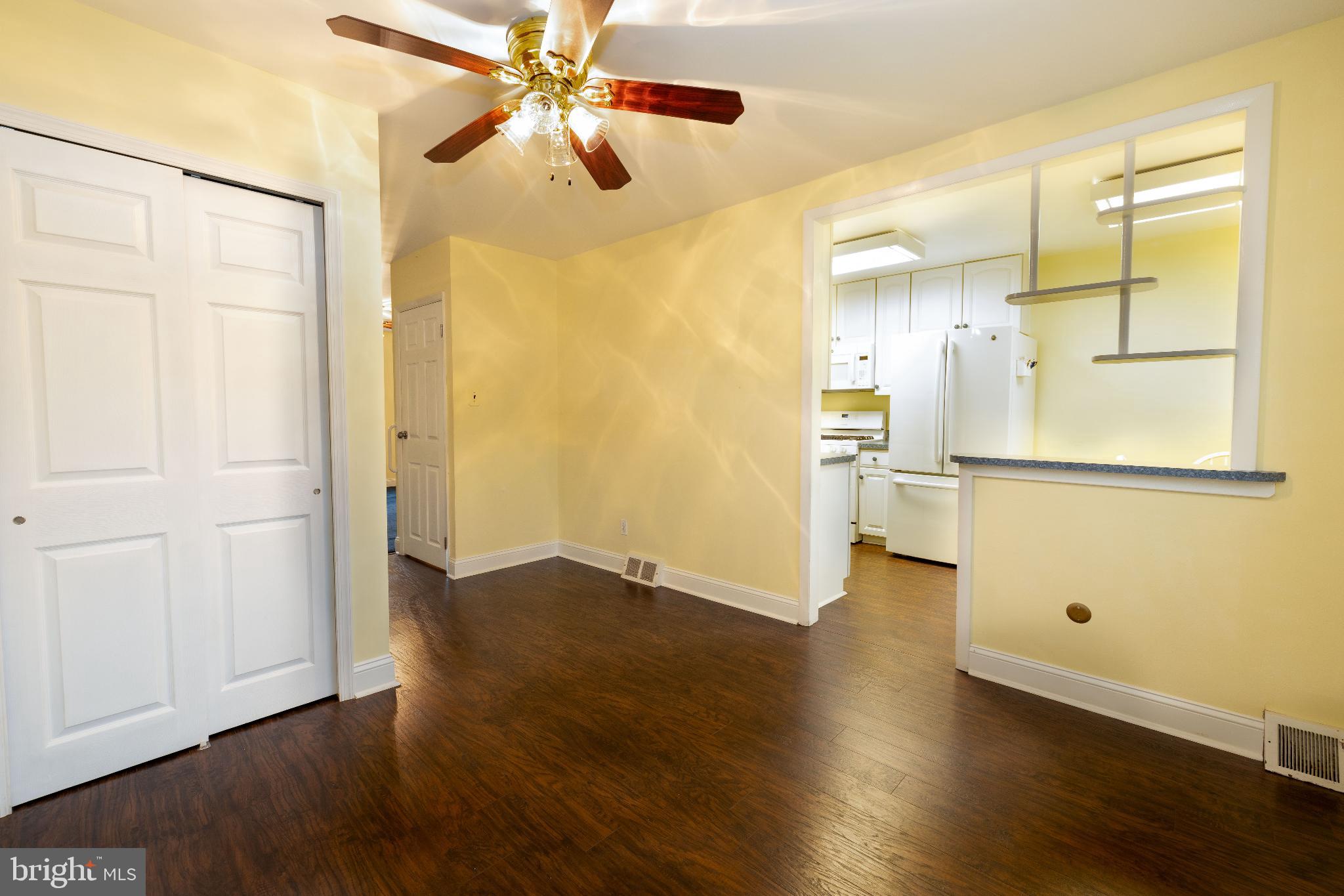 12704 Minden Road Philadelphia, PA 19154 - Photo 6 of 23 a view of empty room with wooden floor and fan