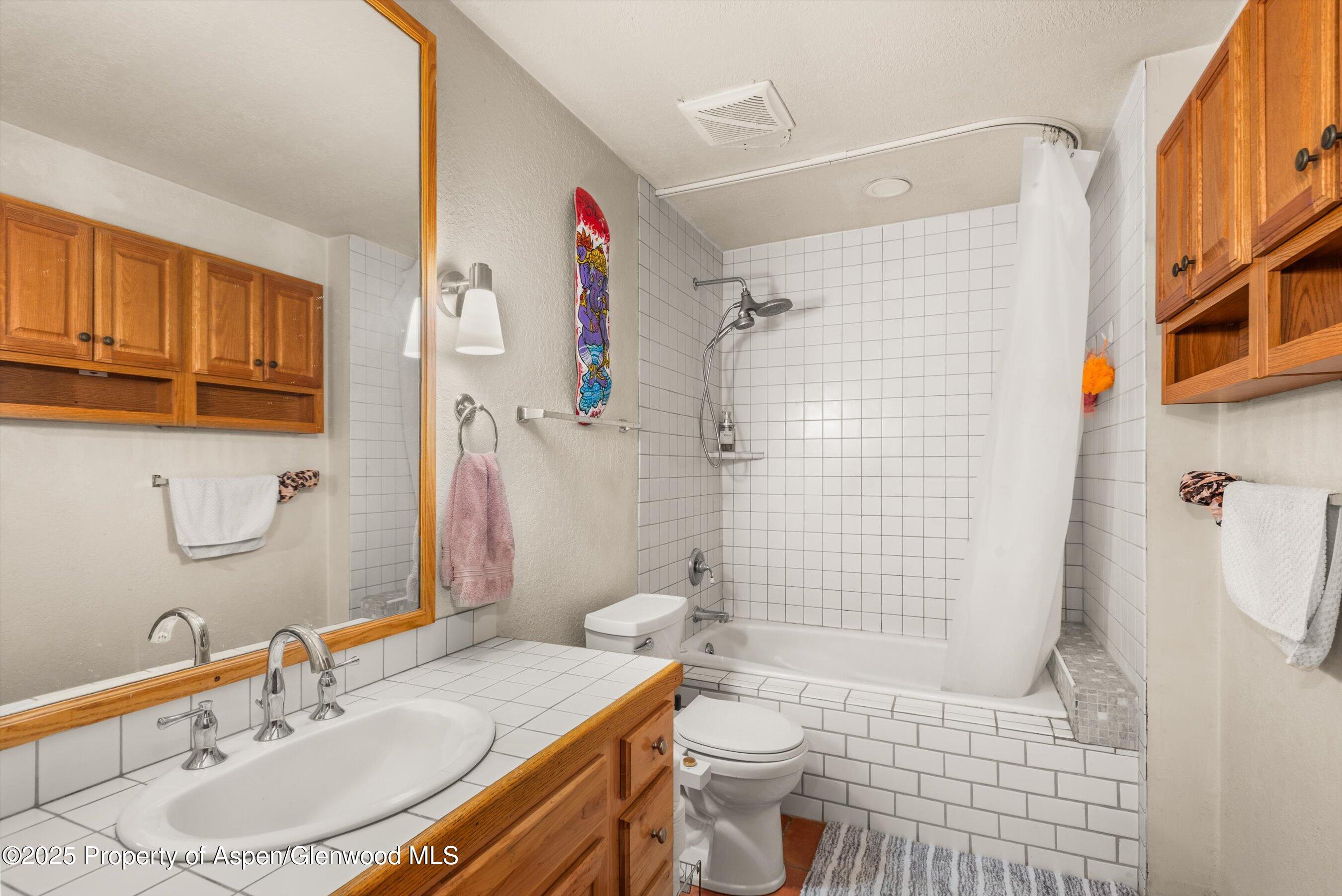 112 Hillside Drive Basalt, CO 81621 - Photo 22 of 28 a bathroom with a sink toilet and shower