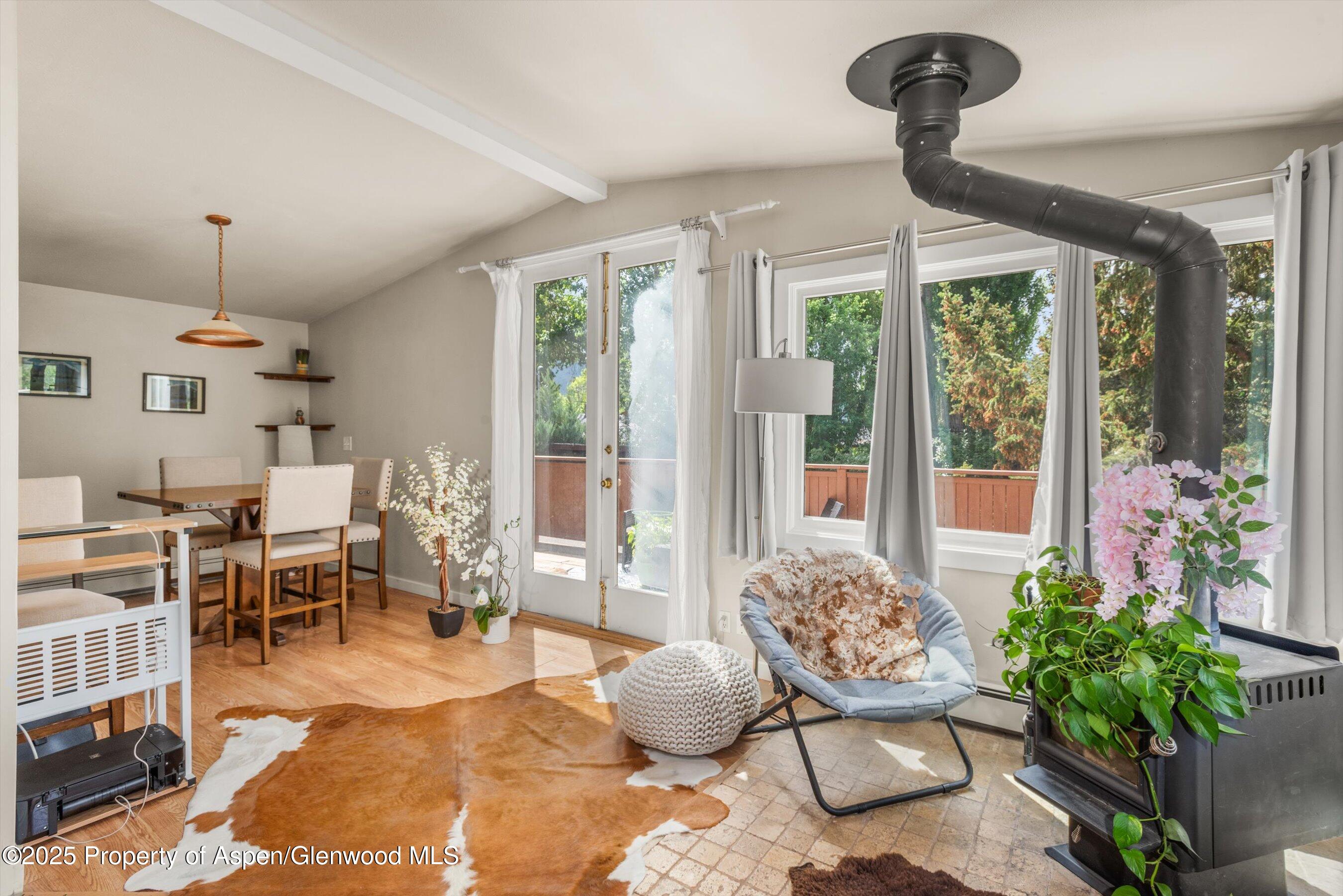 112 Hillside Drive Basalt, CO 81621 - Photo 4 of 28 a living room with furniture potted plant and a large window