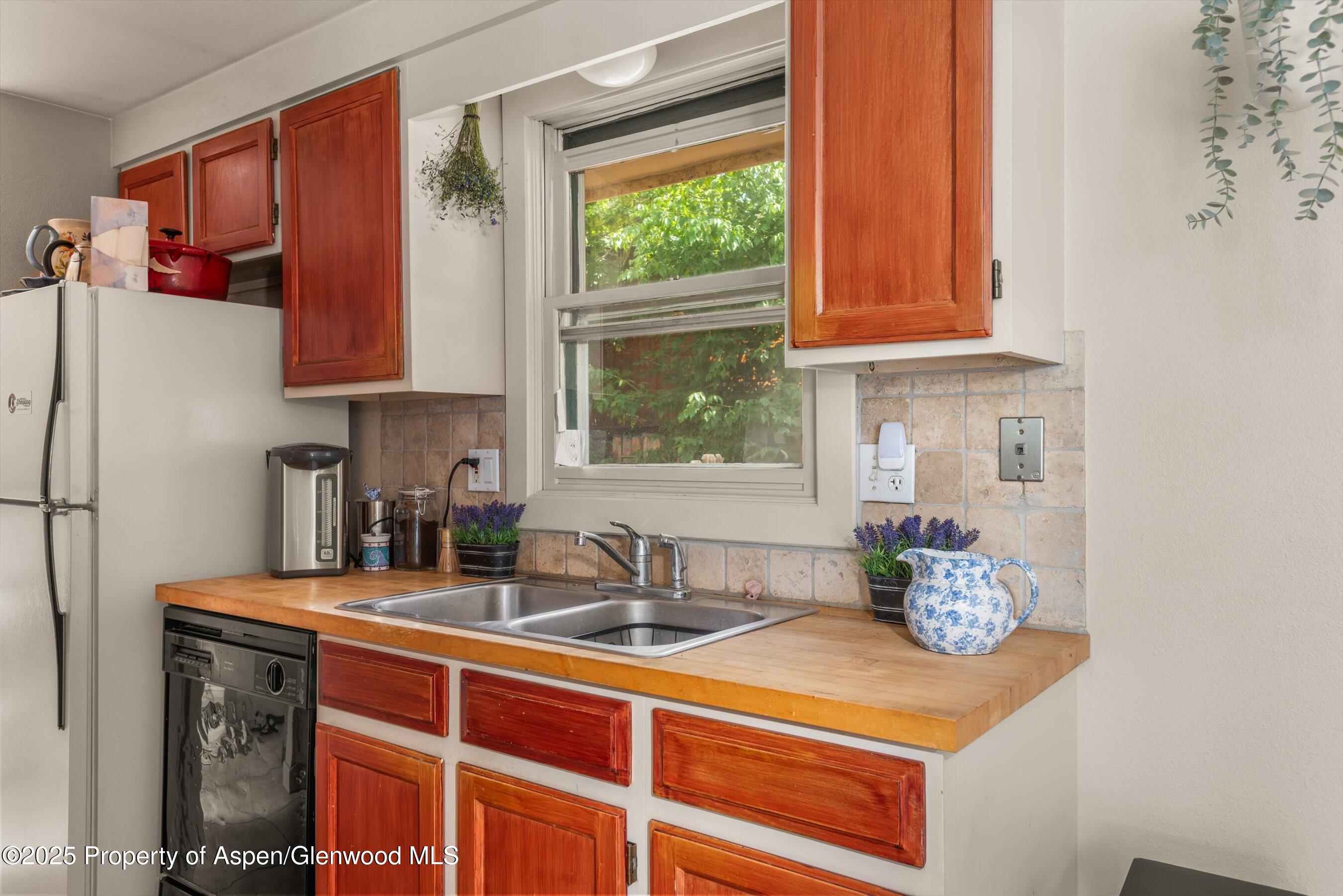 112 Hillside Drive Basalt, CO 81621 - Photo 8 of 28 a kitchen with stainless steel appliances a sink a window and cabinets