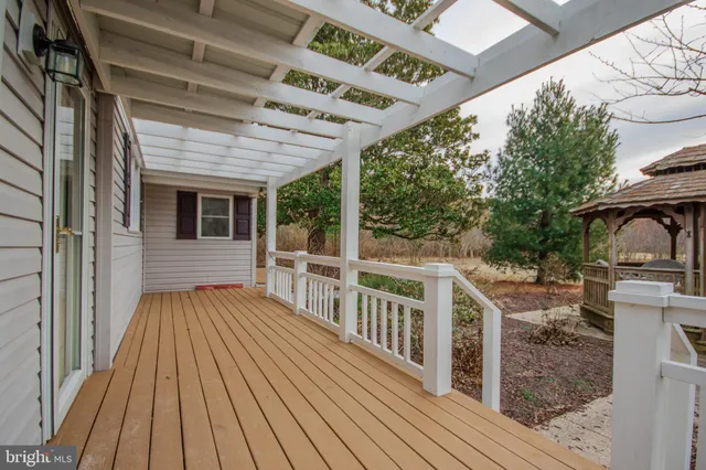 a view of a house with a deck