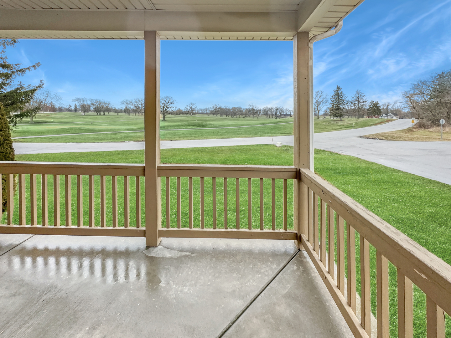 493 Aberdeen Drive Crete, IL 60417 - Photo 52 of 52 a view of a wooden deck with a yard