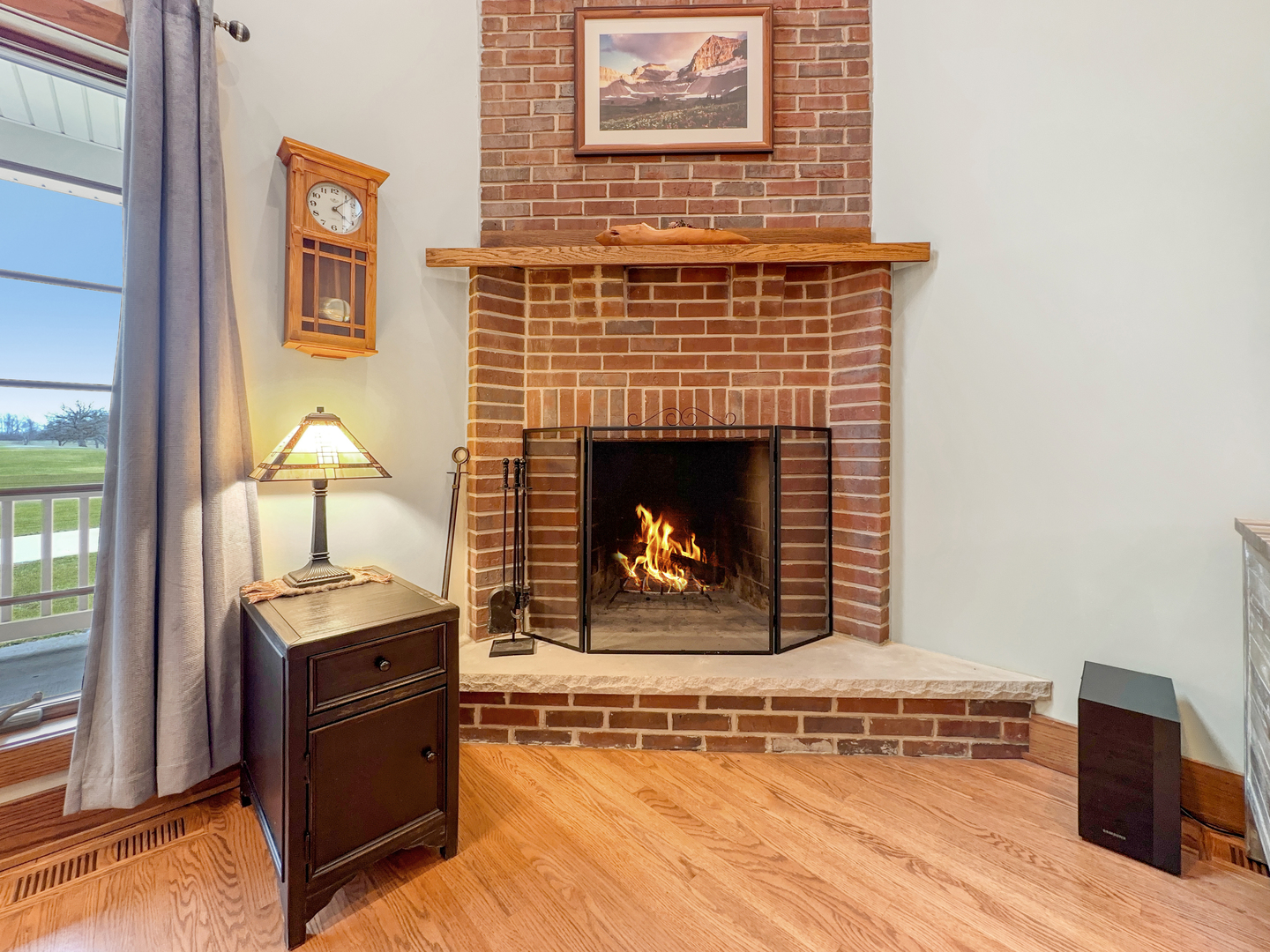 493 Aberdeen Drive Crete, IL 60417 - Photo 8 of 52 a living room with furniture and a fireplace
