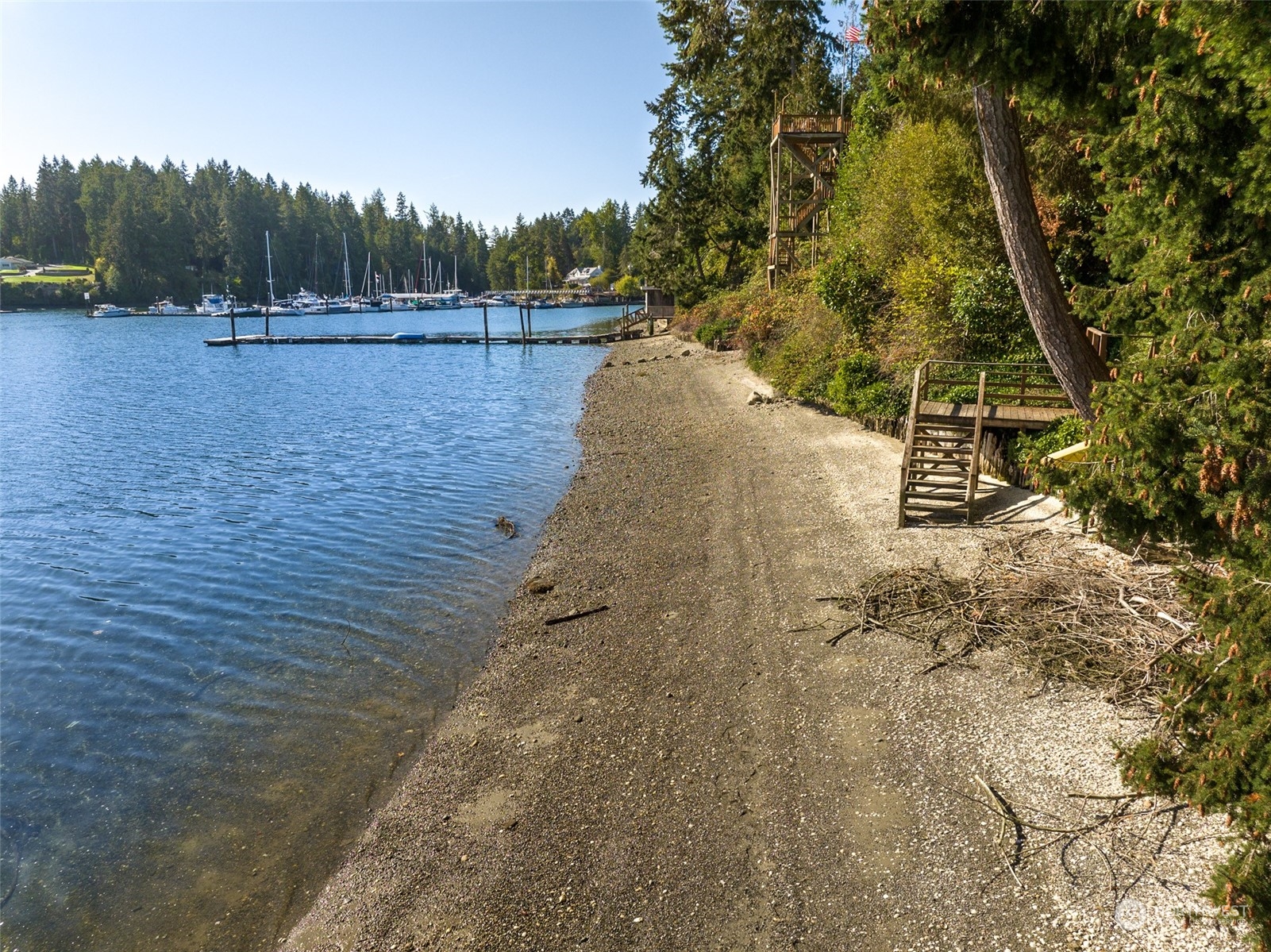 5006 165th Avenue Southwest Longbranch, WA 98351 - Photo 10 of 11 a view of a lake with mountain