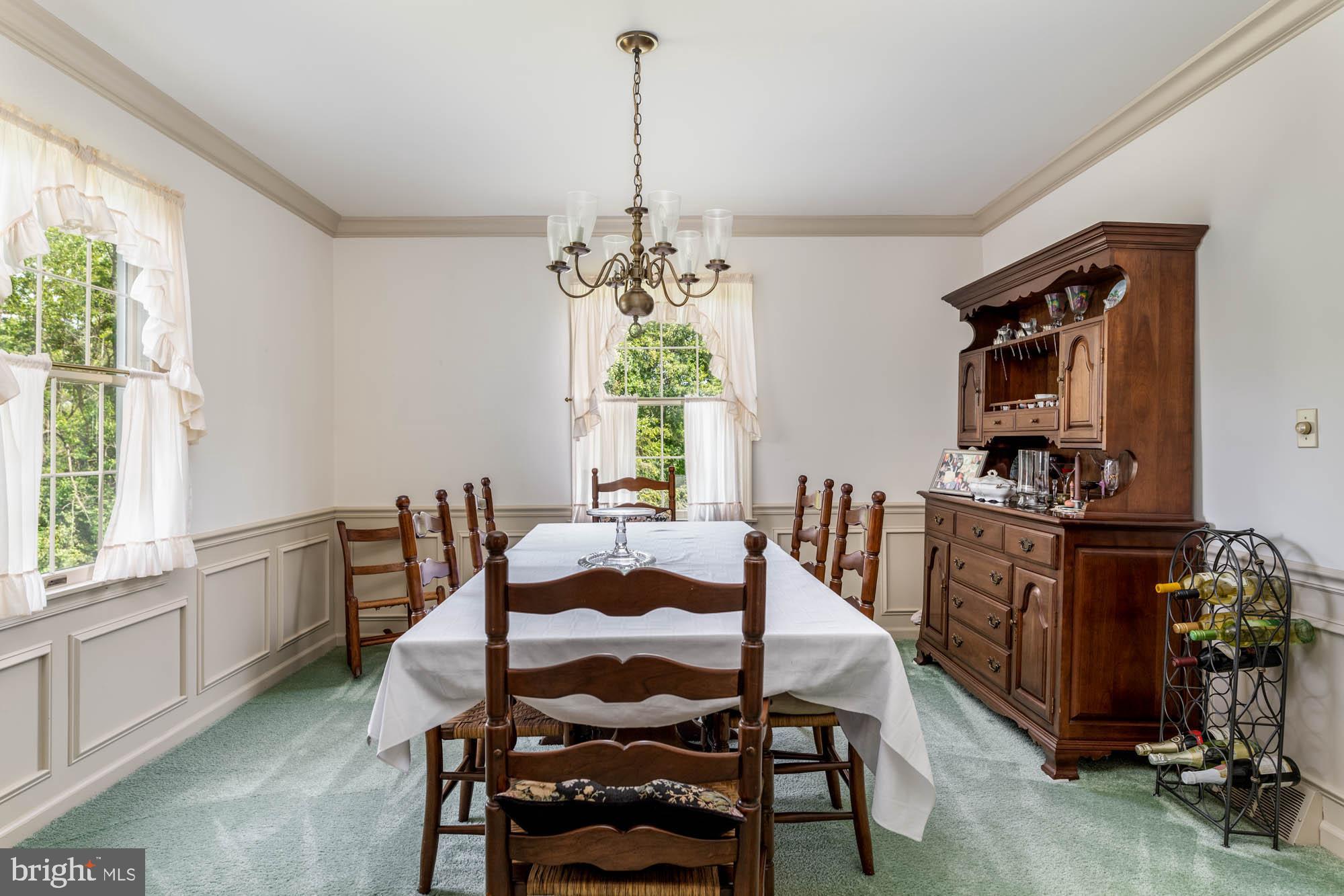 1022 Plumly Road West Chester, PA 19382 - Photo 7 of 39 Formal Dining Room with wainscoting