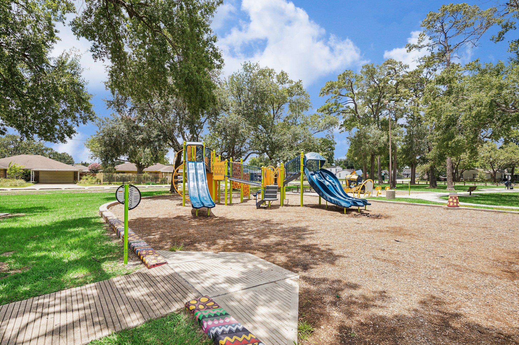 5208 Gano Street Houston, TX 77009 - Photo 4 of 8 The community playground offers a fun and engaging space for children while providing a welcoming environment for families. Combined with the surrounding green space and walking areas, the park serves as a central gathering place for residents.