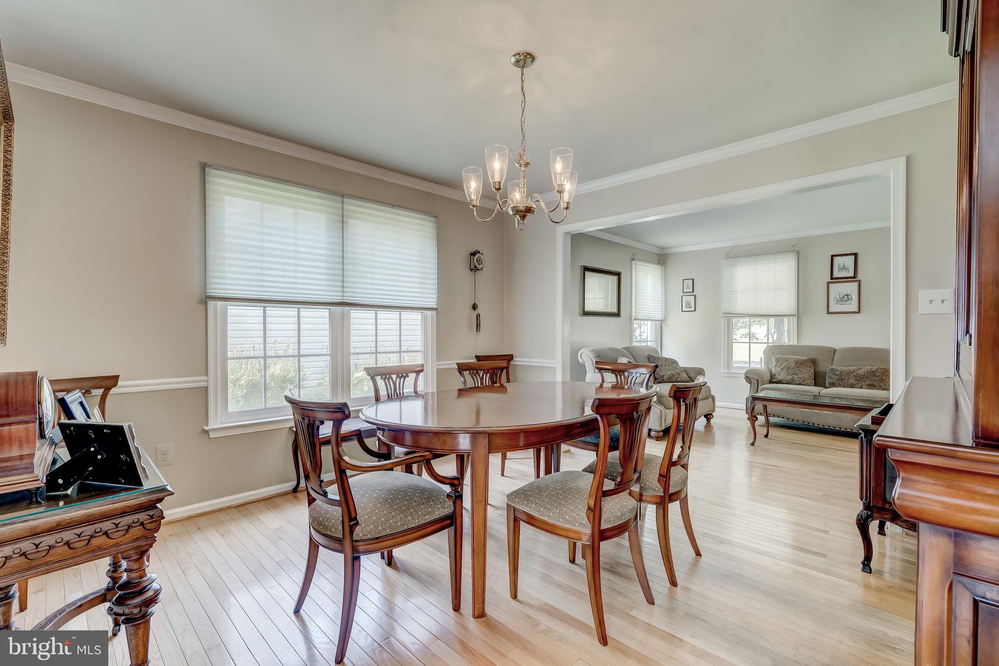 1507 Rochester Court Crofton, MD 21114 - Photo 14 of 55 Spacious Dining Room/ Natural Light/ Wood Floor