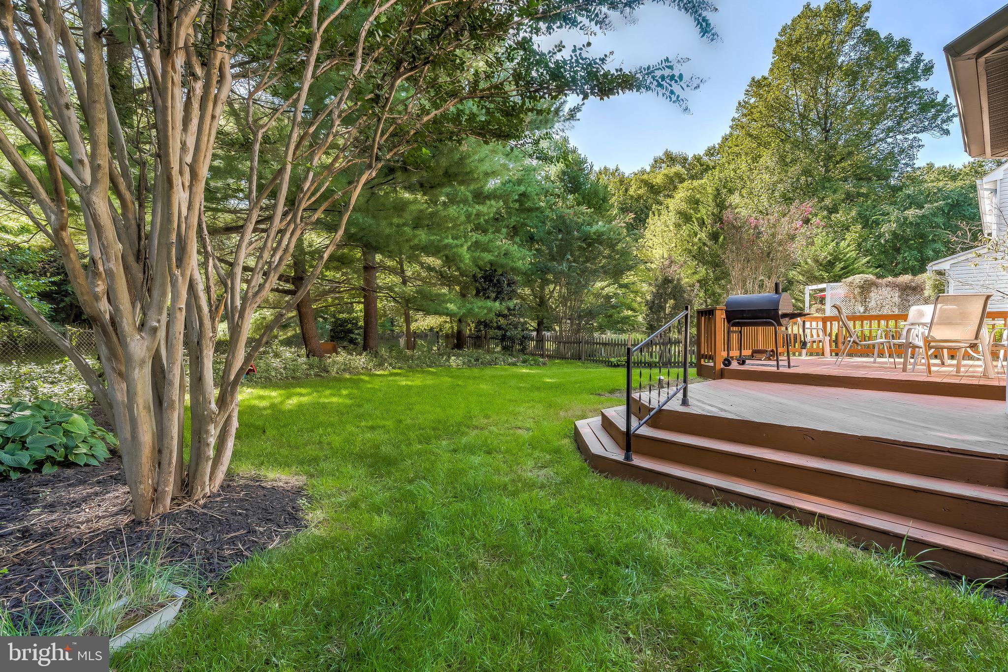1507 Rochester Court Crofton, MD 21114 - Photo 45 of 55 Backyard/Beautiful Deck and Landscaping