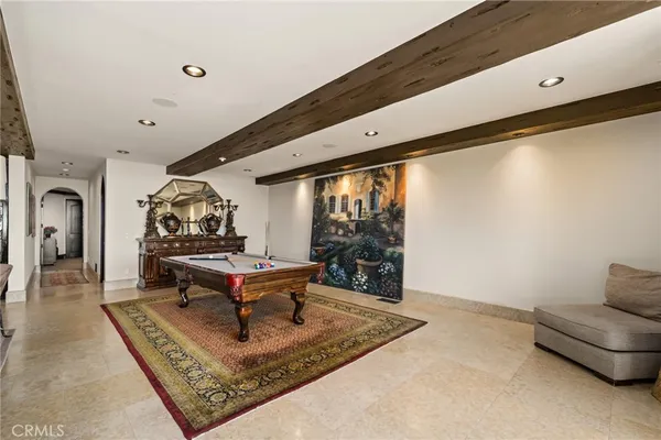 a view of room with furniture and a window