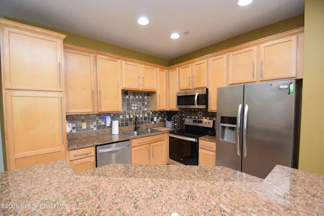 a view of a room with a window