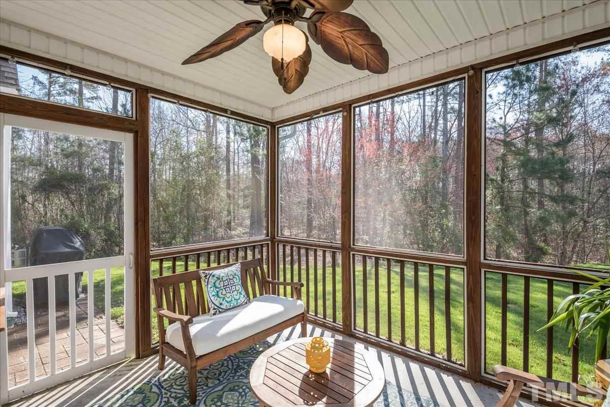 7724 Braefield Drive Raleigh, NC 27616 - Photo 24 of 27 a view of a two chairs in the balcony