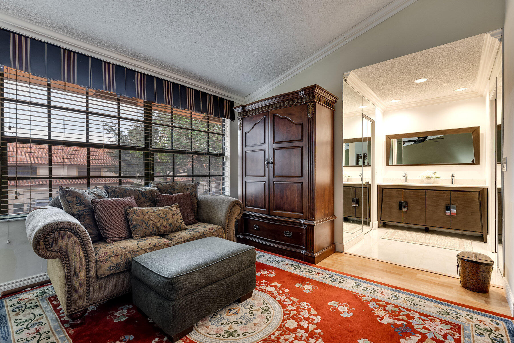 7771 La Mirada Drive Boca Raton, FL 33433 - Photo 22 of 38 a living room with furniture and a flat screen tv