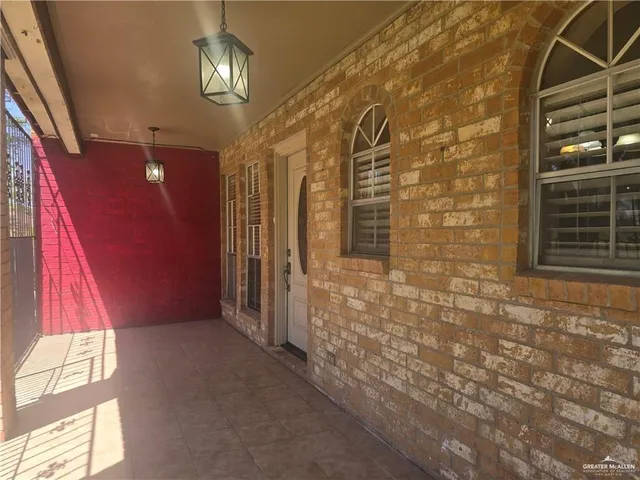 a view of front door