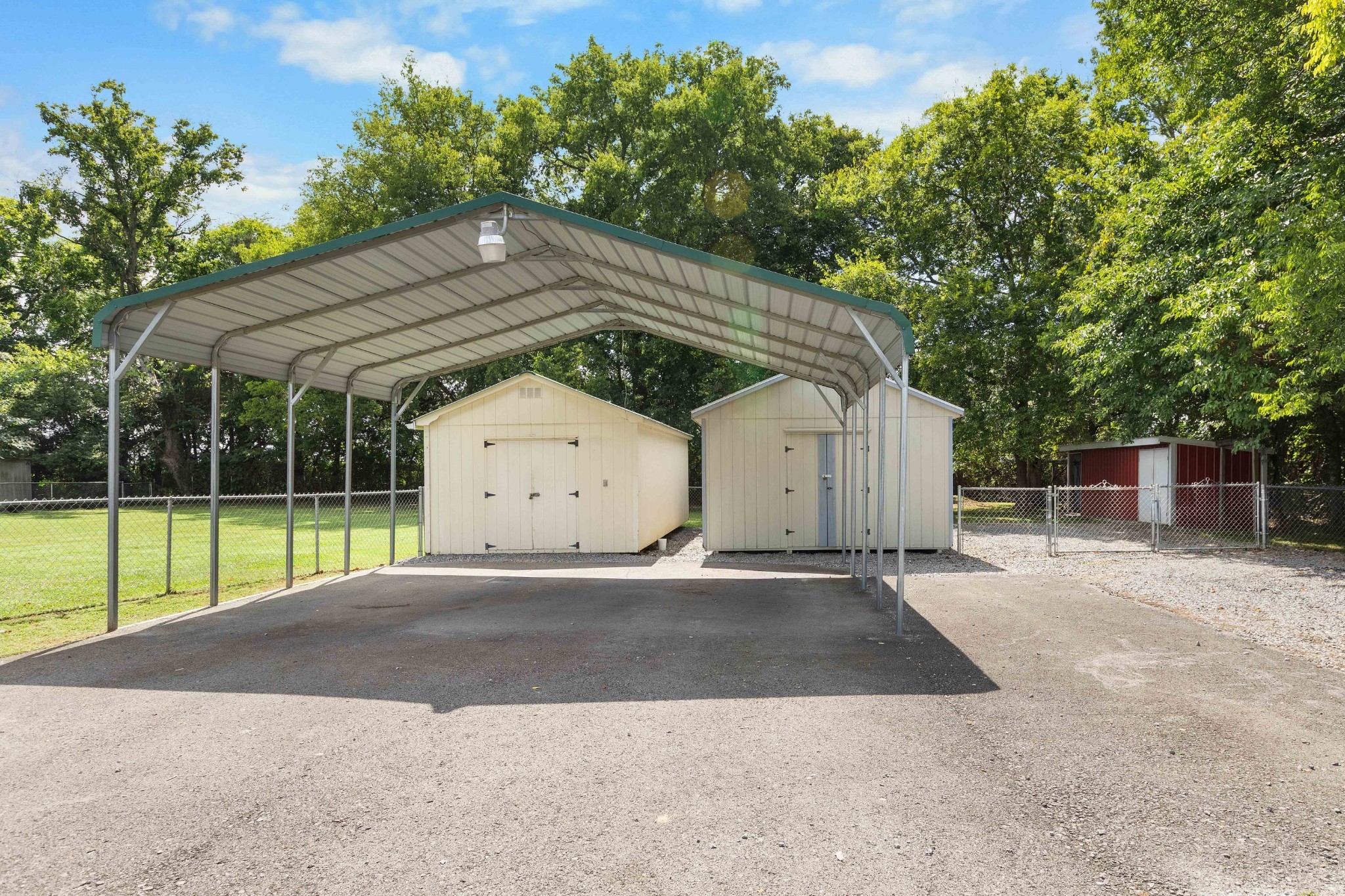 294 McDale Road Shelbyville, TN 37160 - Photo 39 of 47 a view of backyard with small cabin