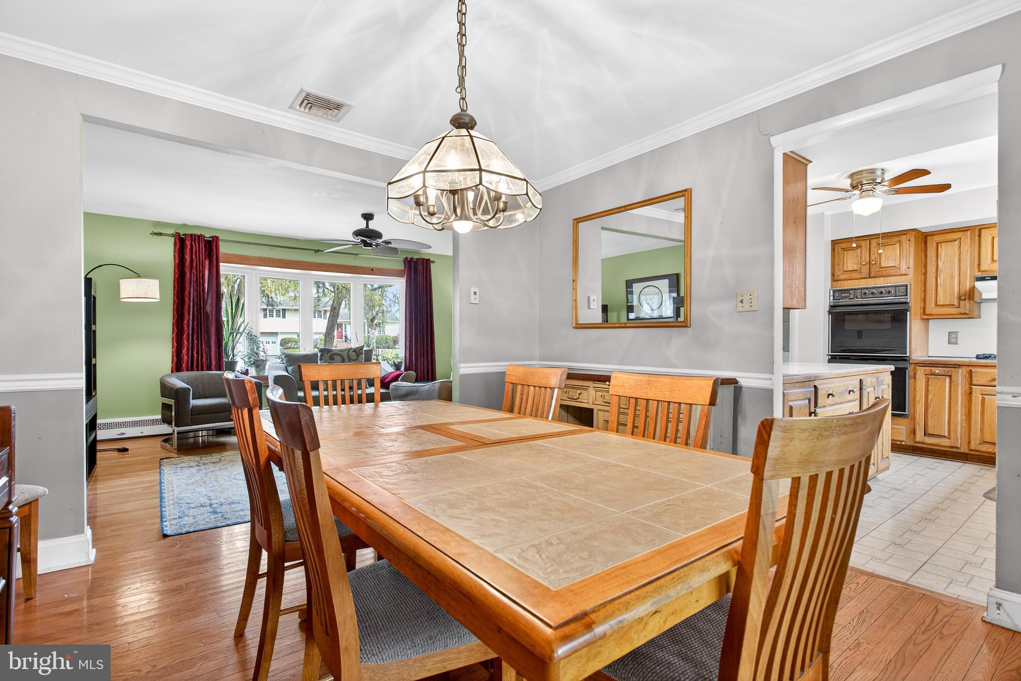 26 Austin Road Yardley, PA 19067 - Photo 5 of 33 a view of a dining room with furniture window and wooden floor
