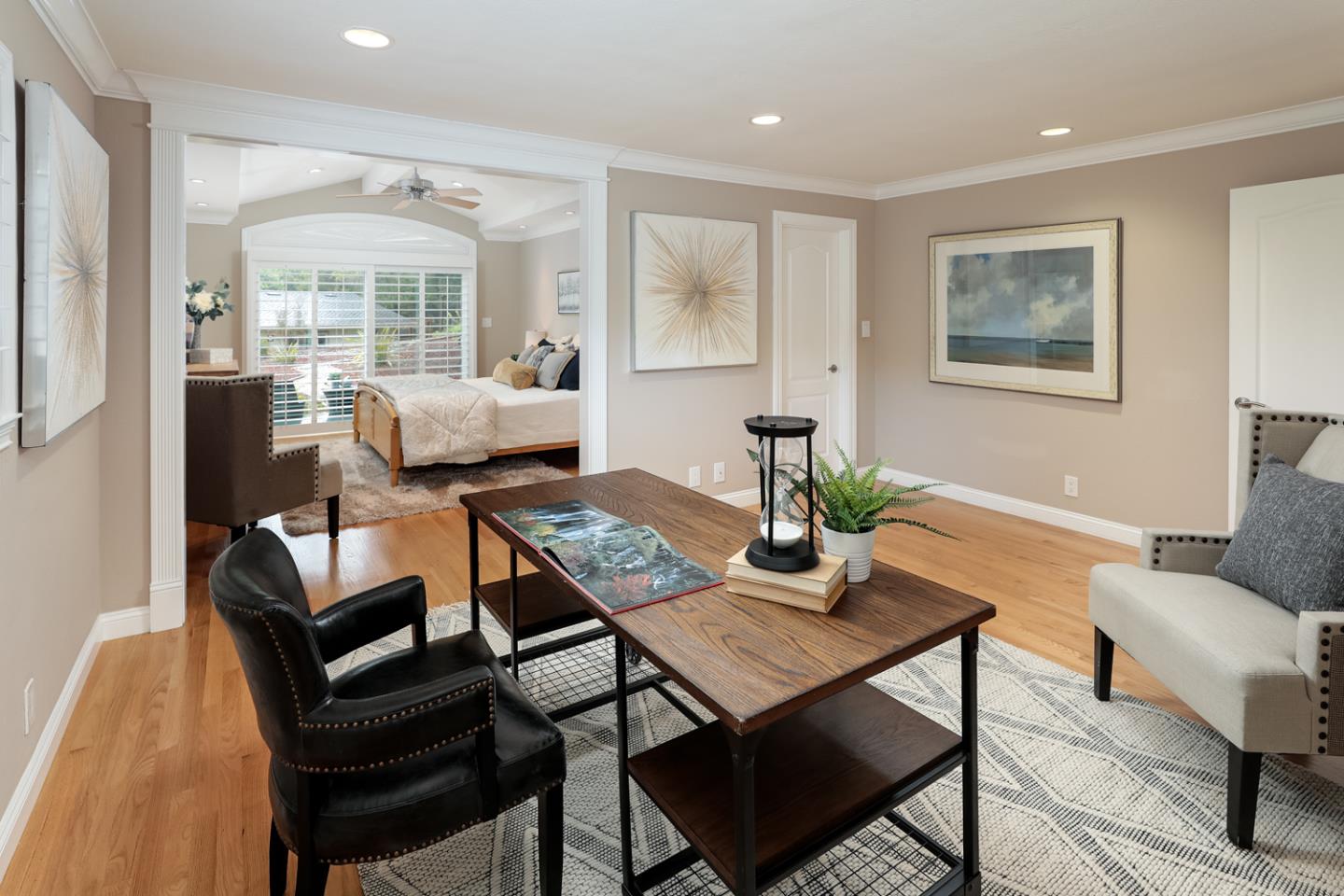 21781 Prospect Road Saratoga, CA 95070 - Photo 25 of 51 a living room with furniture and a large window