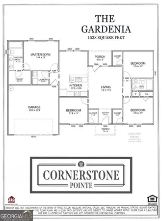 $289,900 | 206 Cornerstone Drive, Statesboro, GA 30458