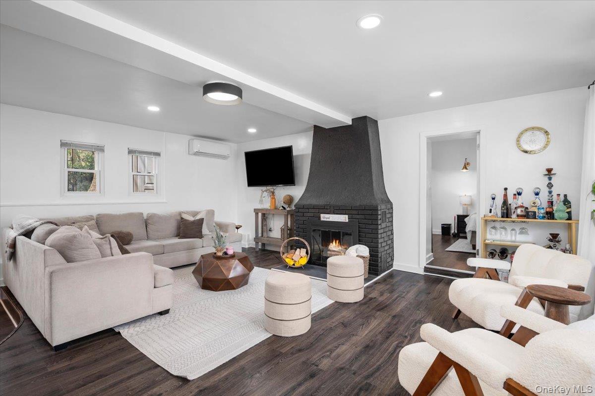 25 Whitewood Avenue New Rochelle, NY 10805 - Photo 4 of 24 The Living Room with a Wood Burning Fireplace