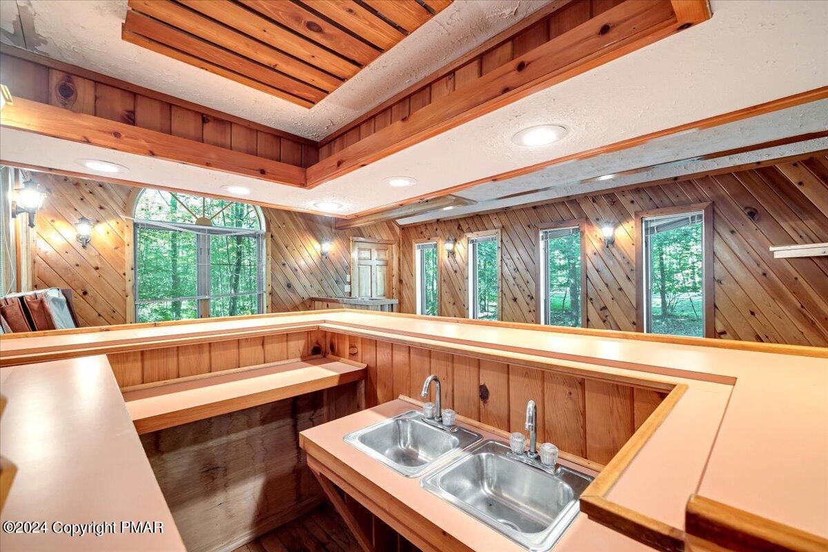1182 Coolbaugh Road East Stroudsburg, PA 18302 - Photo 40 of 53 a kitchen with a sink and large window
