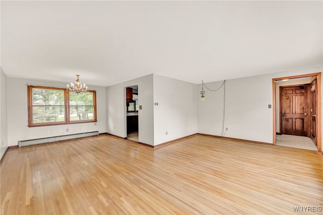 6 Impala Parkway Lancaster, NY 14086 - Photo 23 of 49 Front living room/Dining room with beautiful hardw
