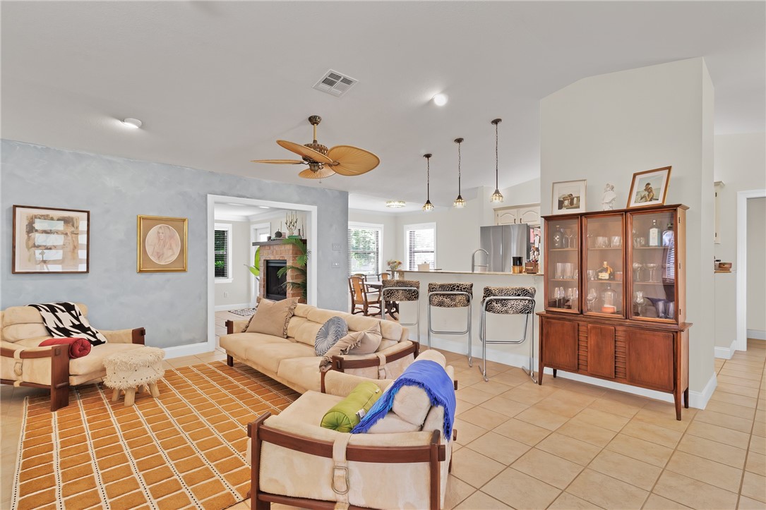 380 Bayfront Terrace Sebastian, FL 32958 - Photo 12 of 32 a living room with stainless steel appliances furniture and a kitchen view