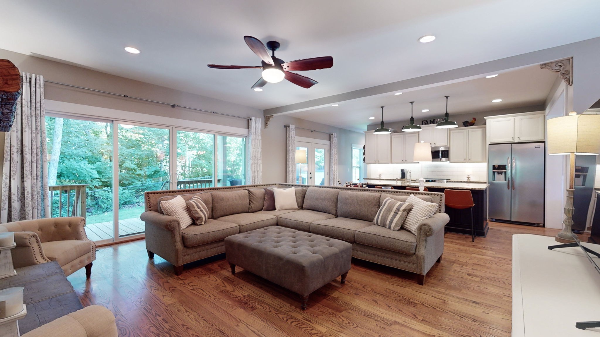 4852 Ash Hill Road Spring Hill, TN 37174 - Photo 22 of 60 a living room with furniture and a large window