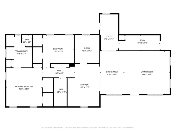 a picture of a floor plan