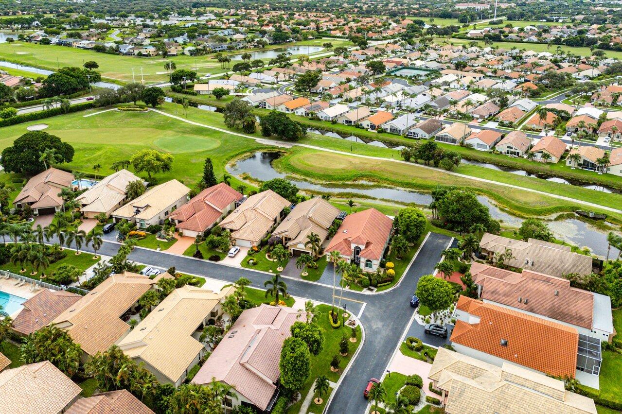 6052 Terra Mere Circle Boynton Beach, FL 33437 - Photo 46 of 52 an aerial view of a