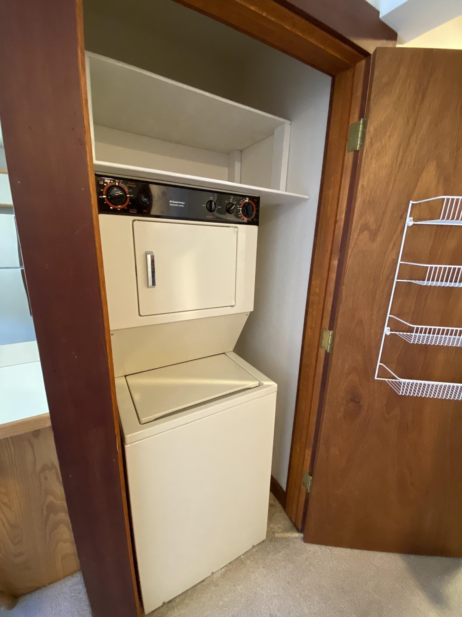1591 Olympic Vly Road, Unit 28 Olympic Valley, CA 96146 - Photo 15 of 18 a utility room with dryer and washer