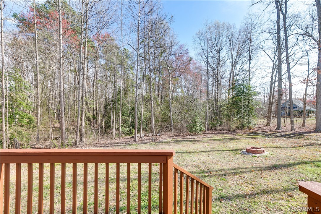13835 Happy Hill Road Chester, VA 23831 - Photo 32 of 35 a view of a backyard with trees