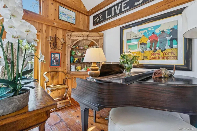 a view of a chairs and table in a patio