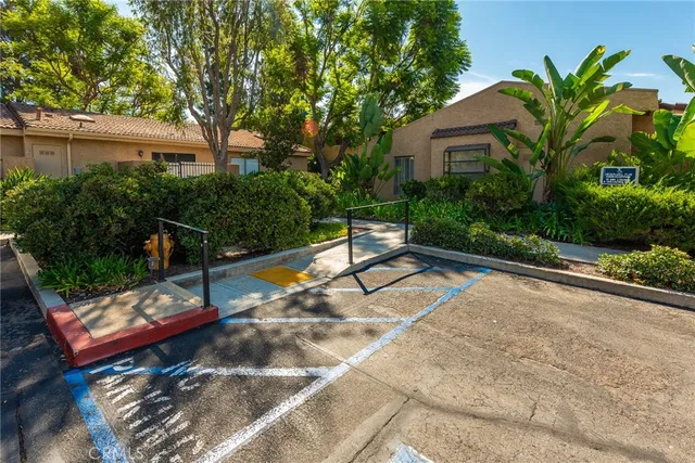 a house with trees in front of it