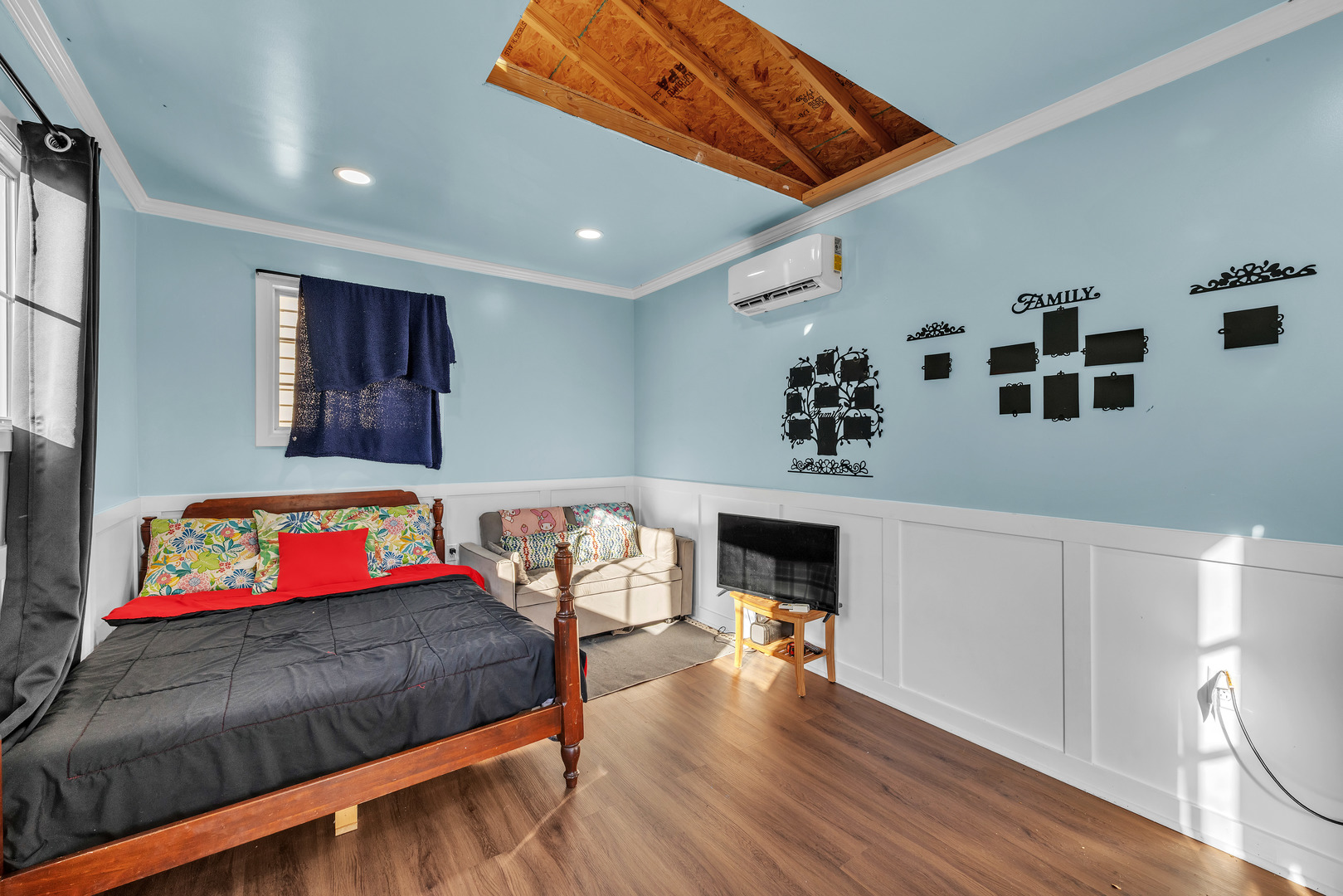 6338 Thicket Lane Cherry Valley, IL 61016 - Photo 32 of 43 a bedroom with furniture and a fireplace