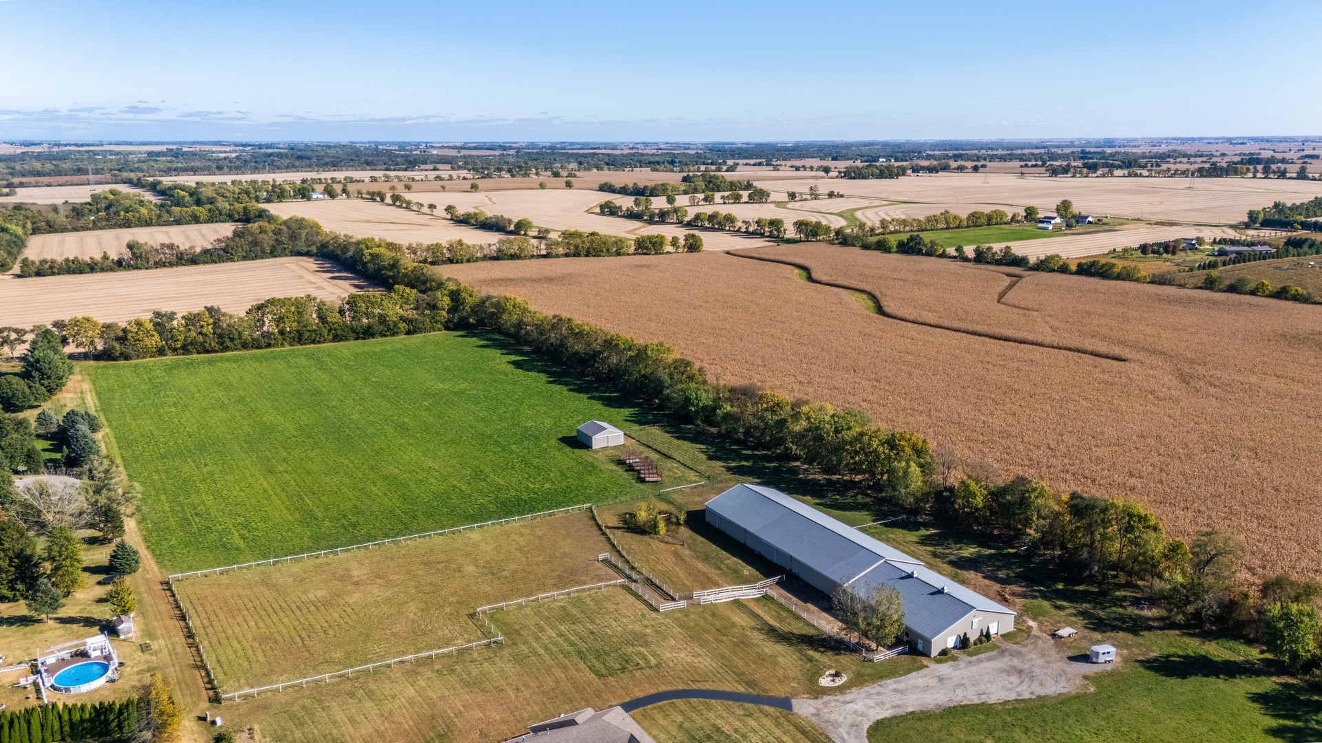 6338 Thicket Lane Cherry Valley, IL 61016 - Photo 41 of 43 an aerial view of a city