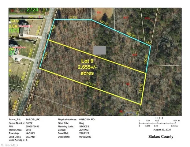 $98,500 | Lot 9 Brown Road, King, NC 27021